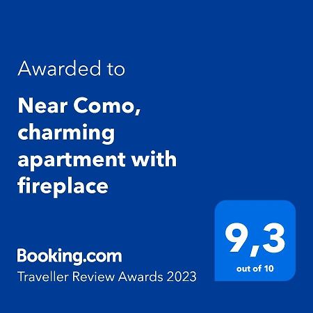 גראנדטה Near Como, Charming Apartment With Fireplace מראה חיצוני תמונה